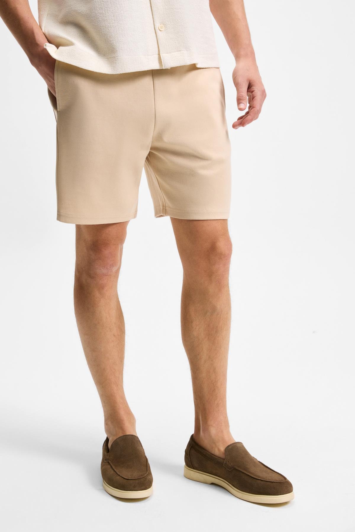 GRIMELANGE TYRONE Herren Relaxed Fit Shorts Beige