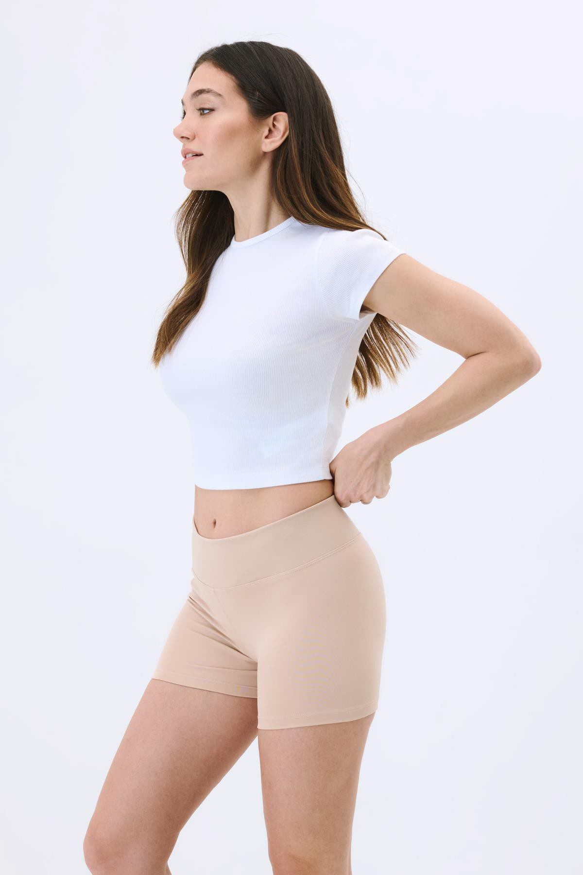 Aktive High-Waist Damen Shorts