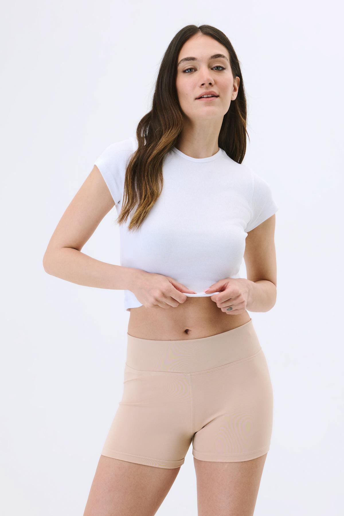 Aktive High-Waist Damen Shorts