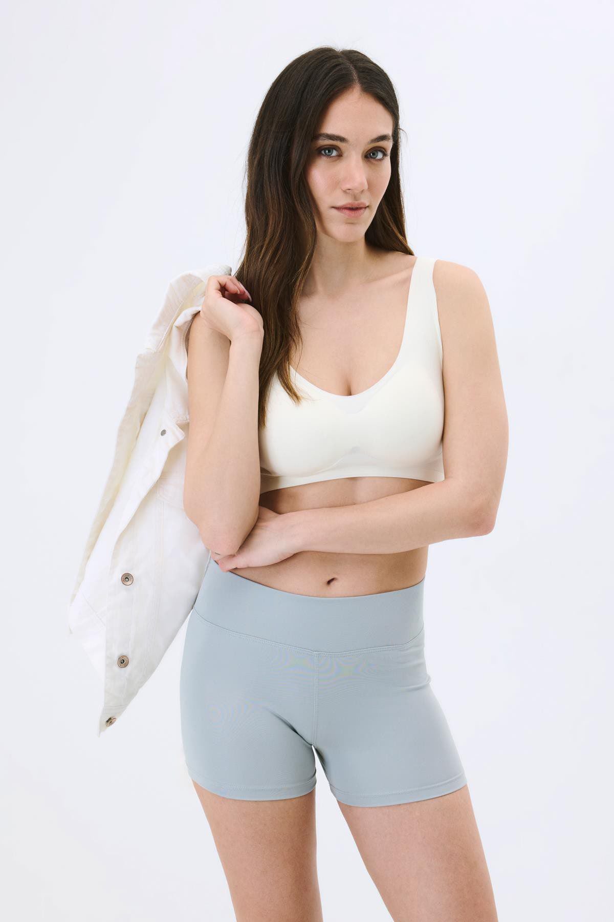 Aktive High-Waist Damen Shorts