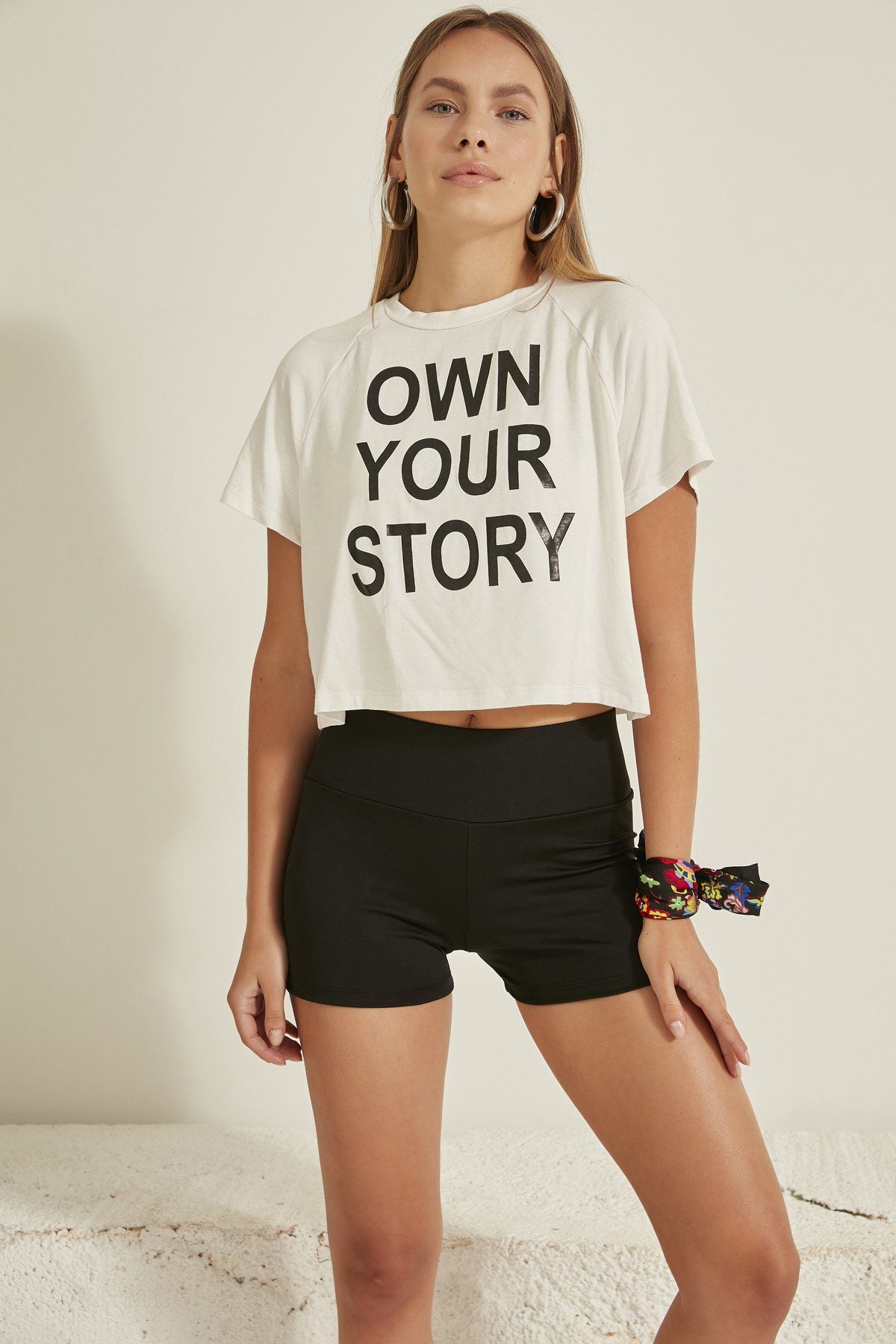 Aktive High-Waist Damen Shorts