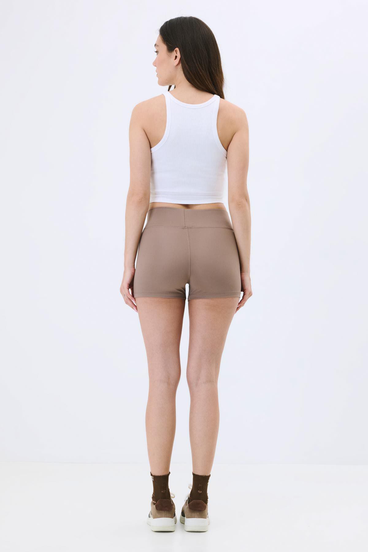 Aktive High-Waist Damen Shorts