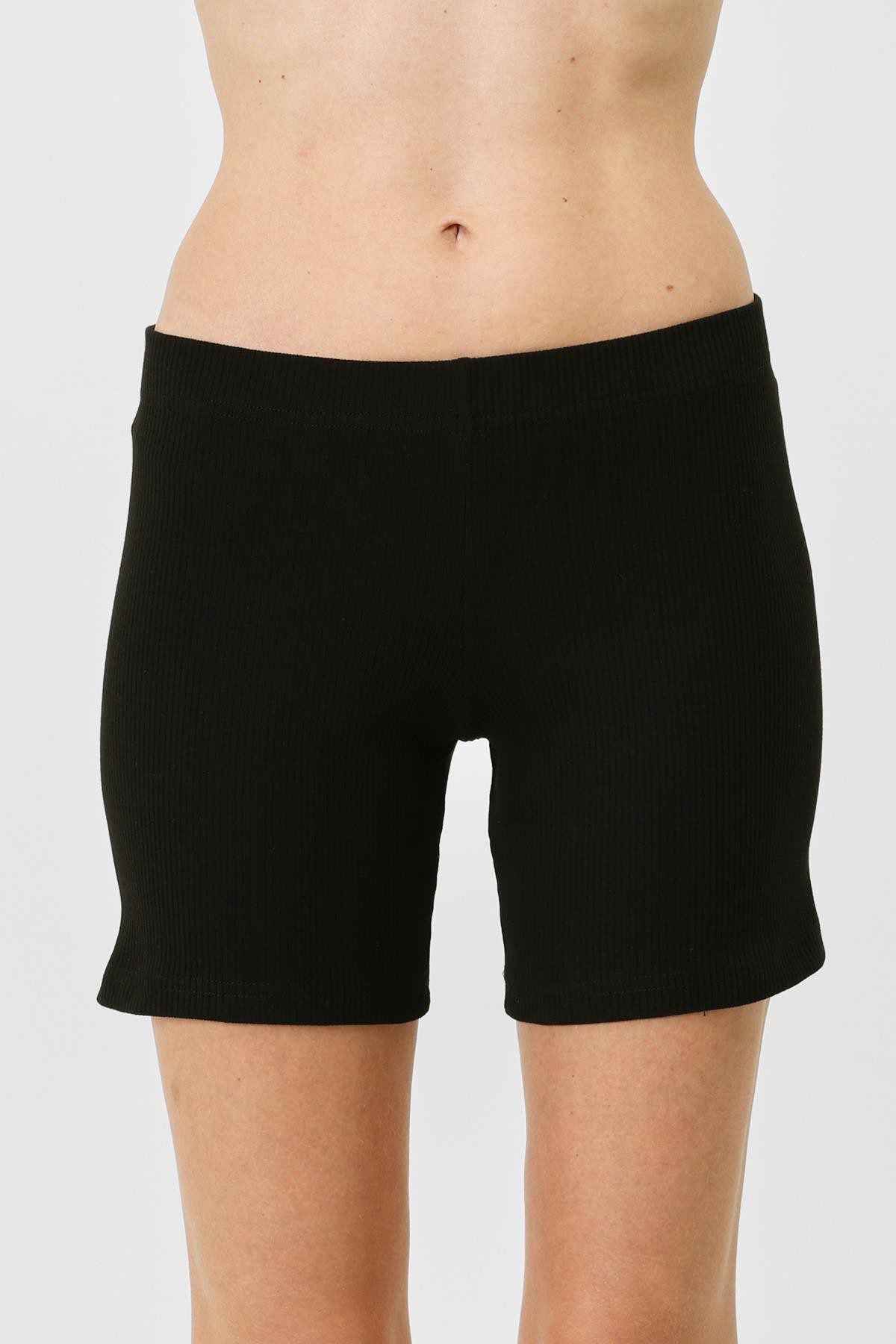 Damen Rippstrick Lange Boxershorts