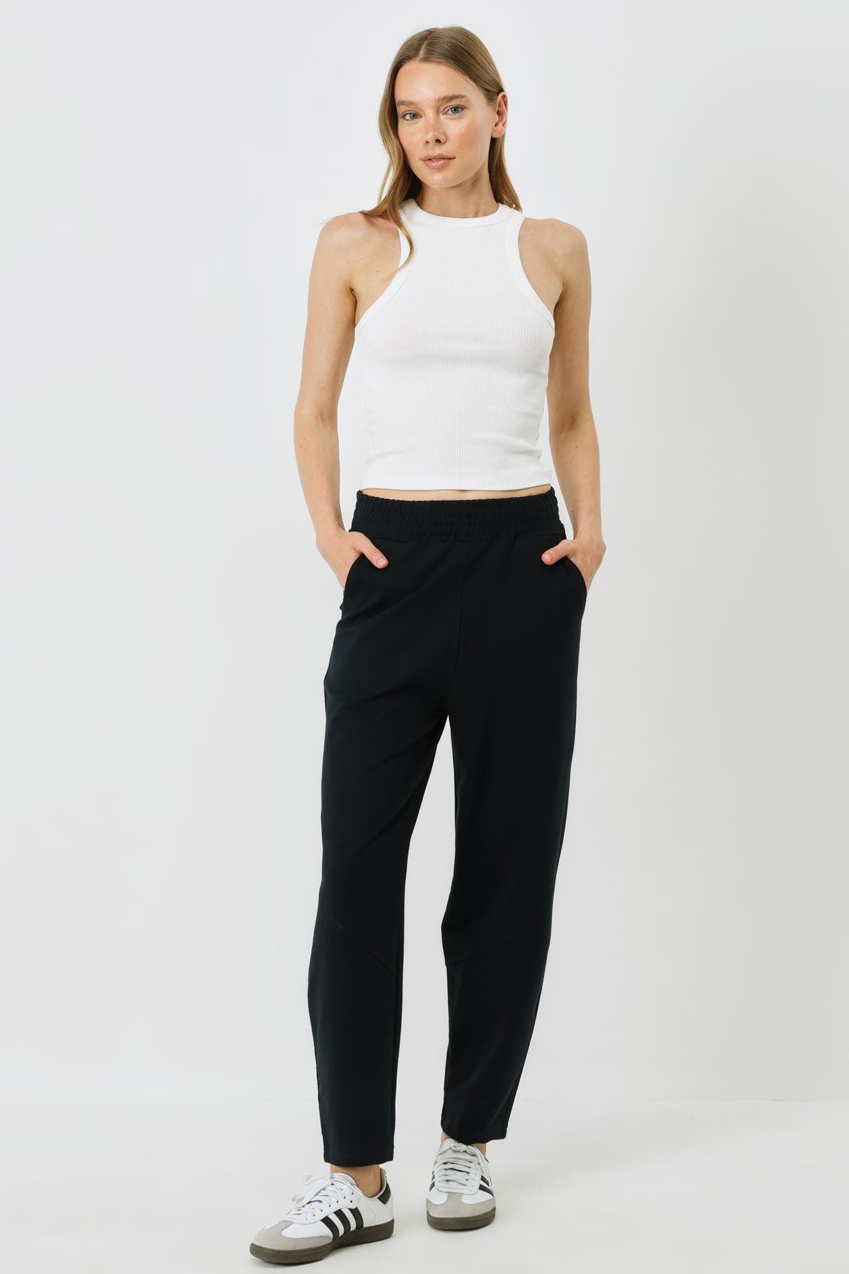 Damen Jogginghose mit Stickdetails