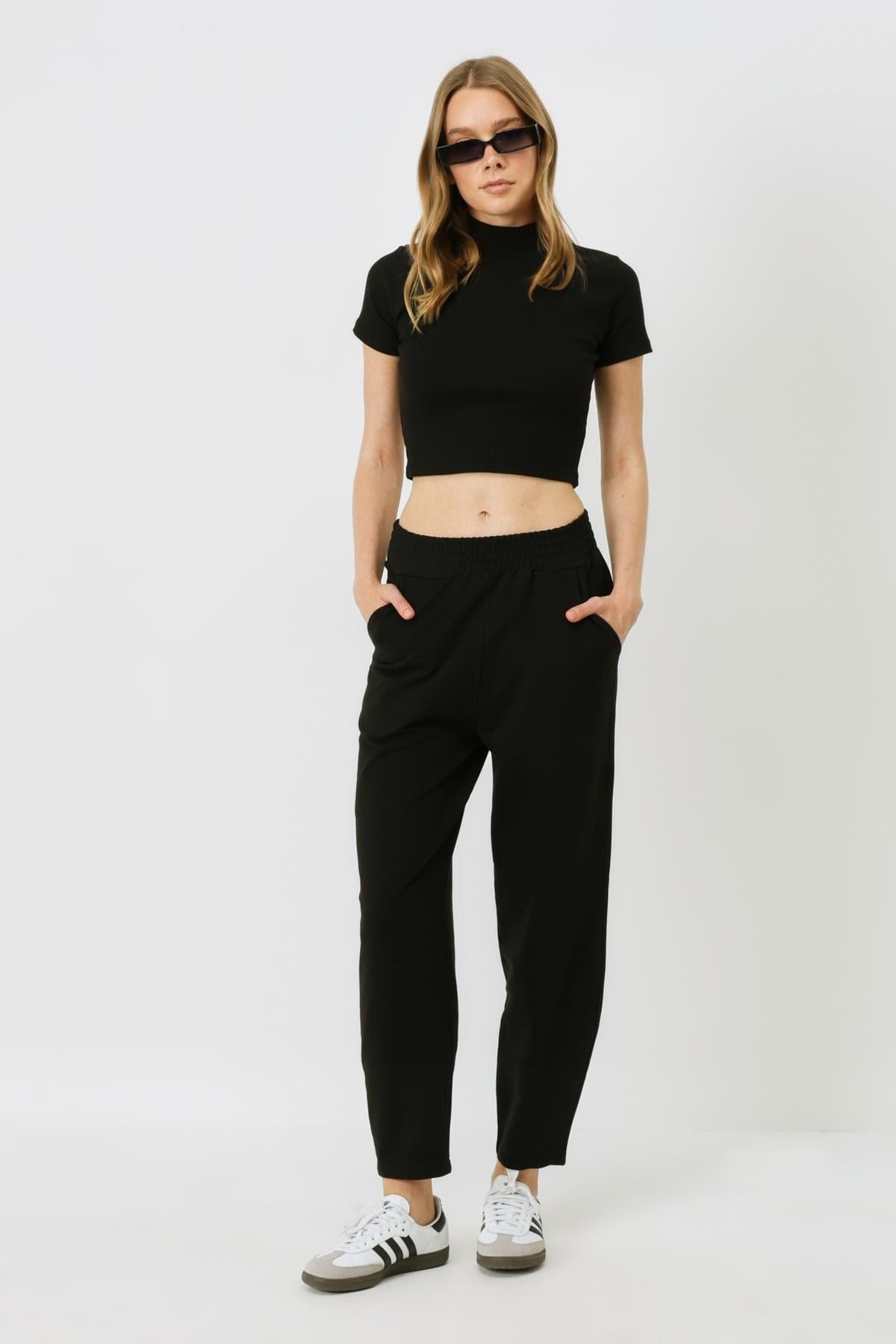 Damen Jogginghose mit Stickdetails