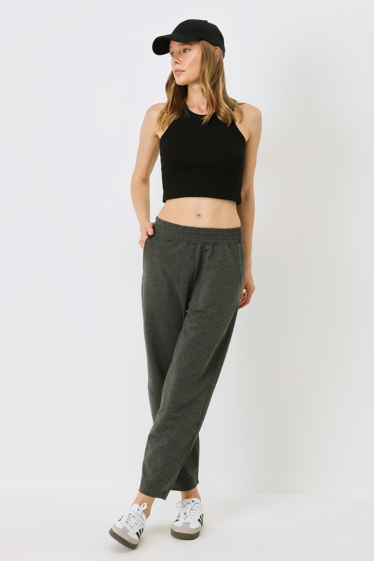 Damen Jogginghose mit Stickdetails