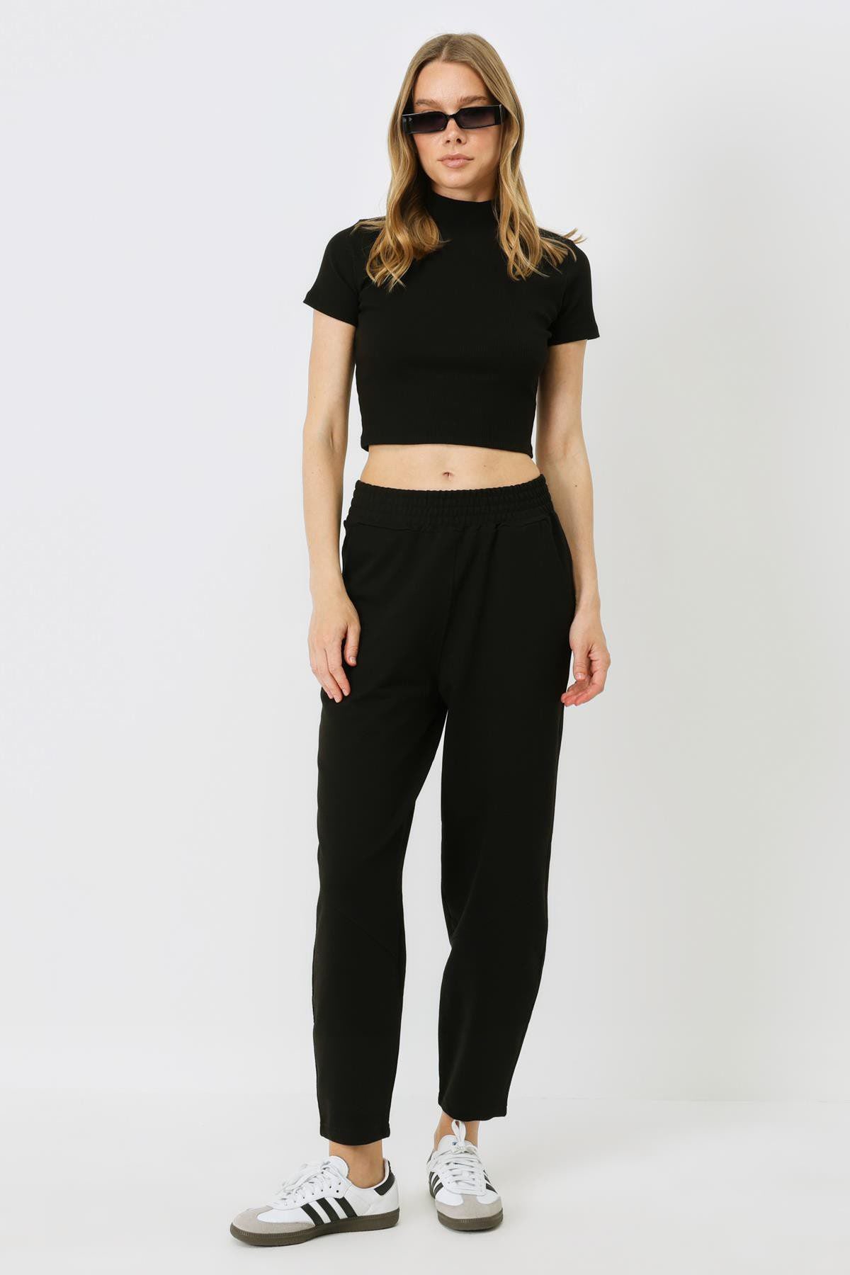 Damen Jogginghose mit Stickdetails