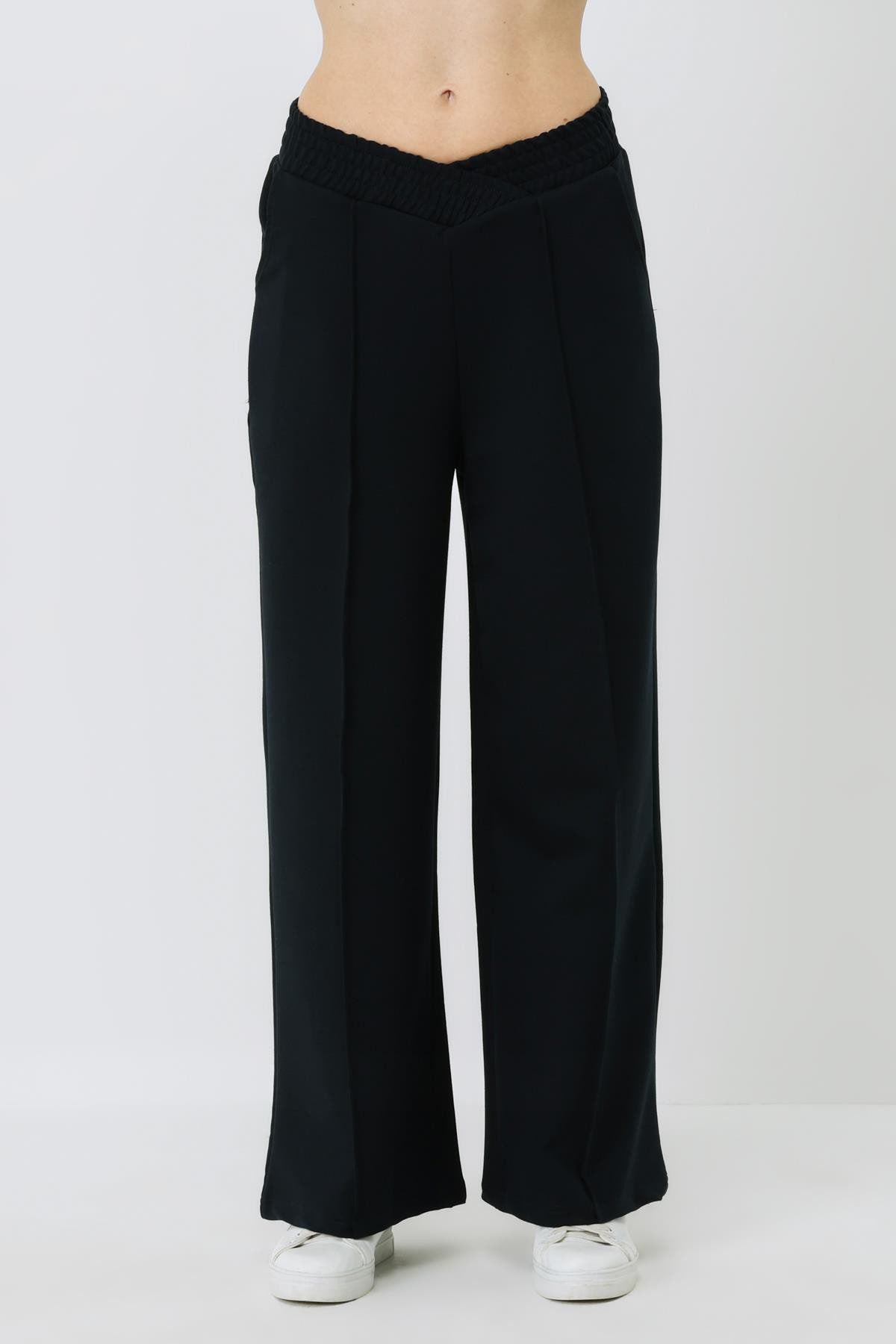 Damen High-Waisted Baggy Sweatpants