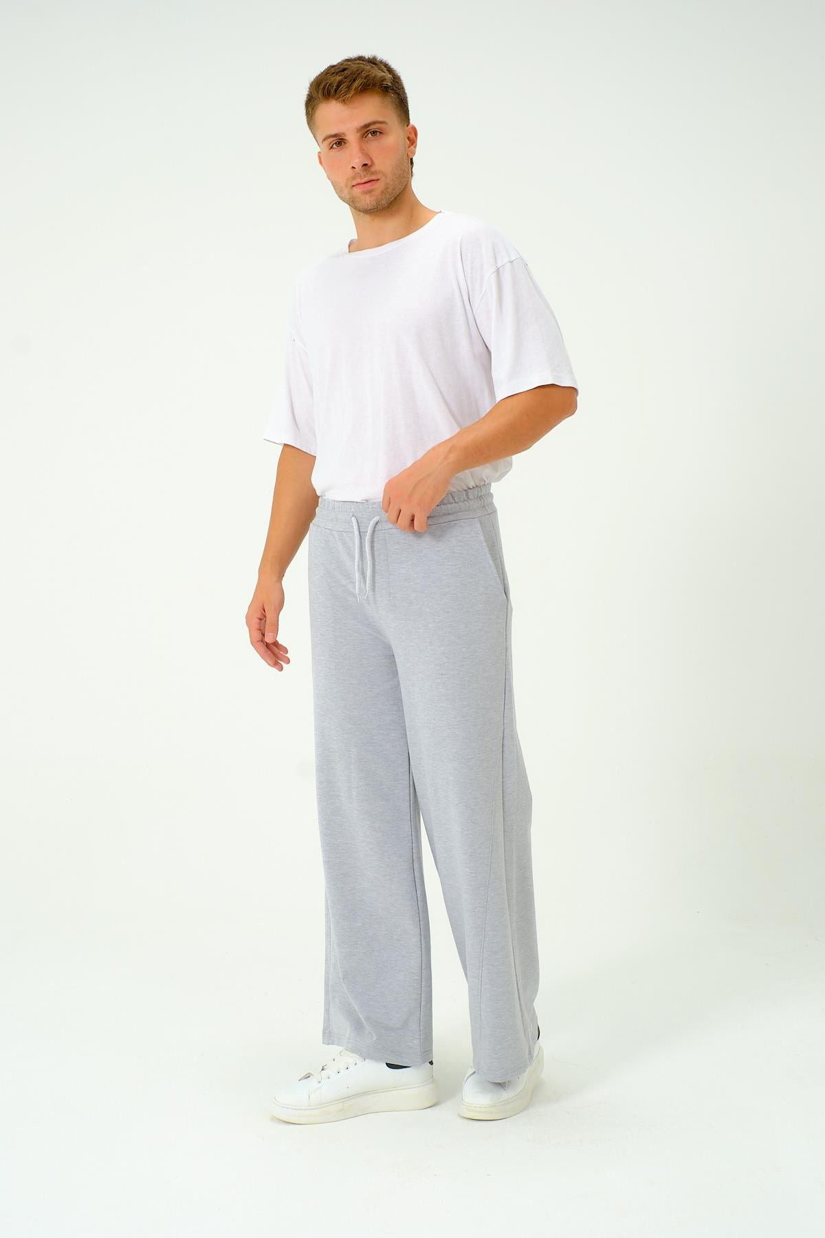 Herren Baggy Jogginghose mit elastischem Bund