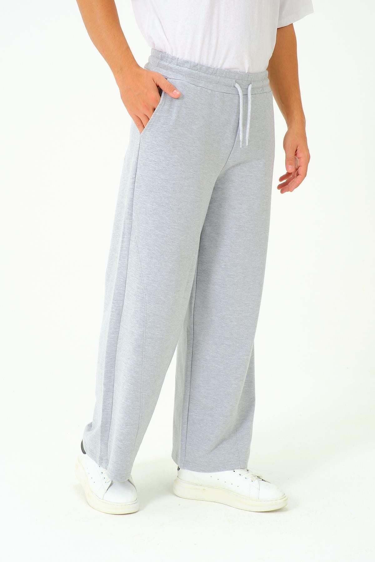 Herren Baggy Jogginghose mit elastischem Bund