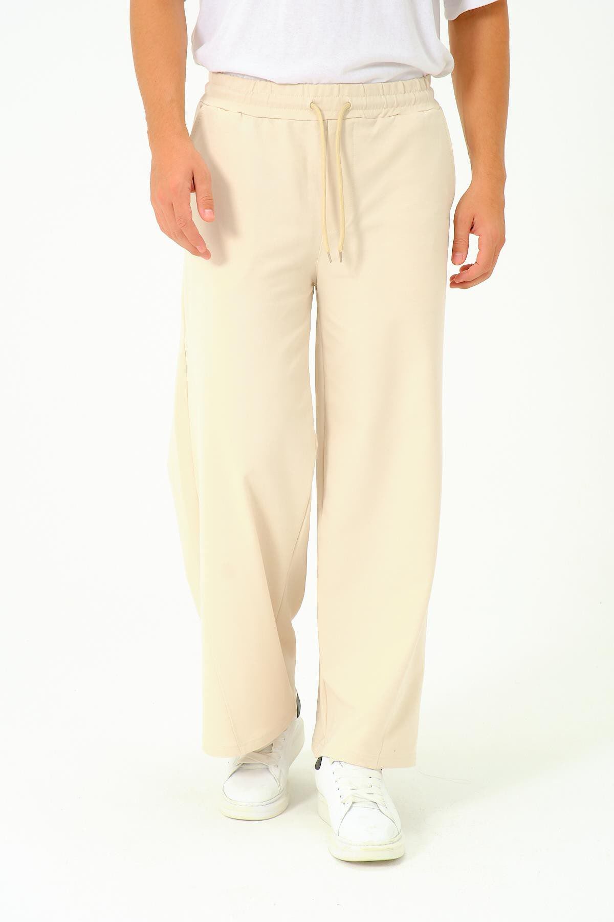 Herren Baggy Jogginghose mit elastischem Bund