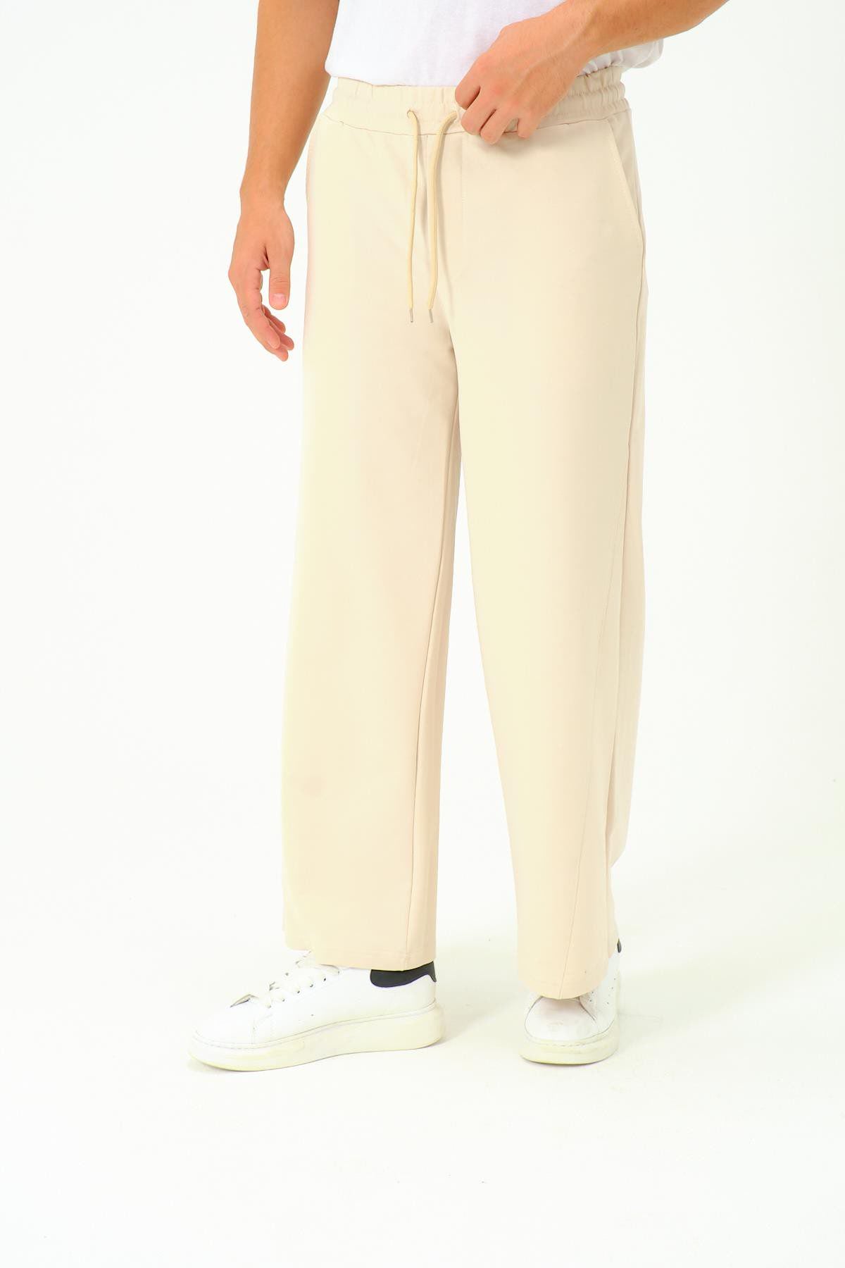Herren Baggy Jogginghose mit elastischem Bund
