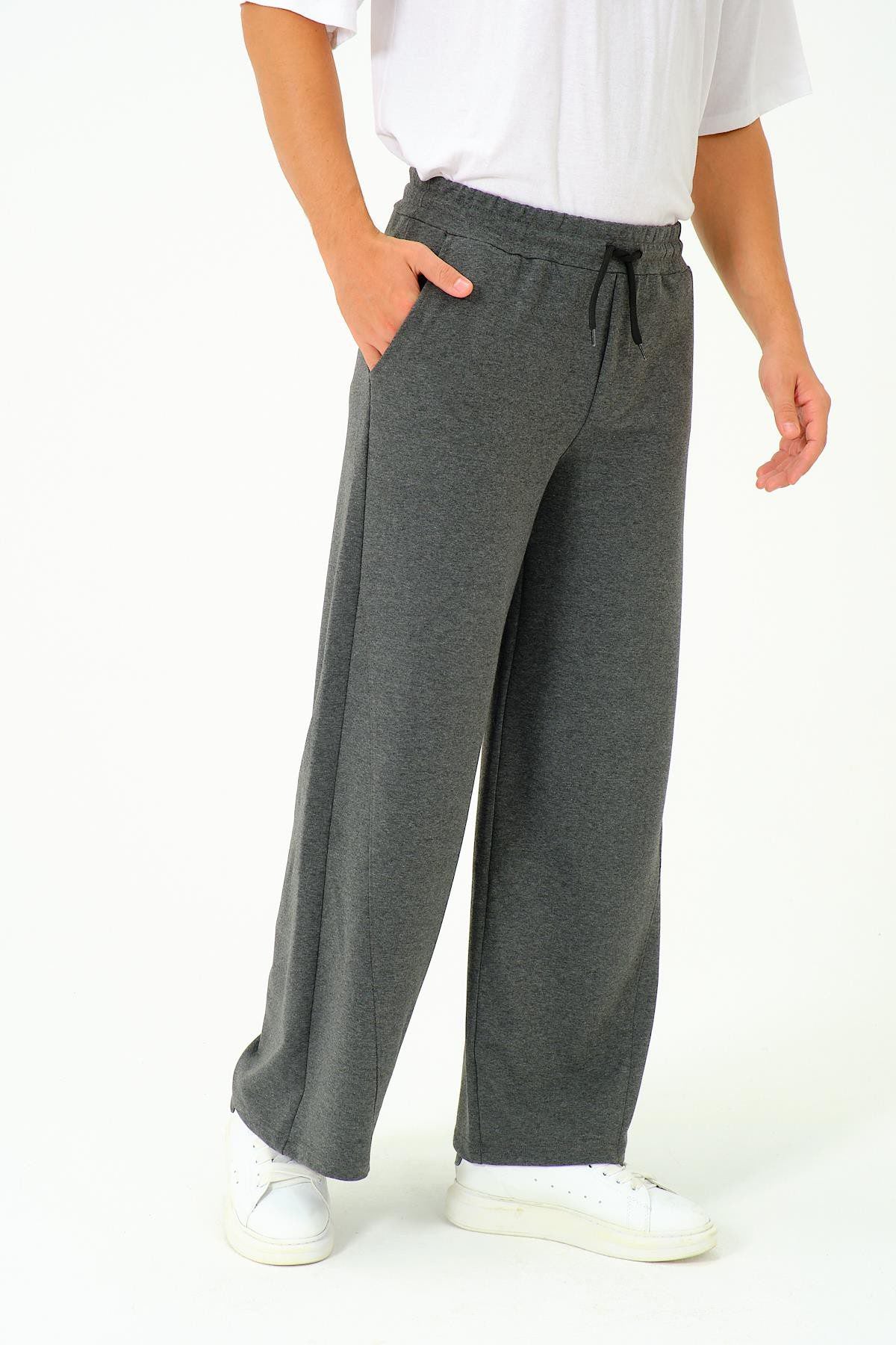 Herren Baggy Jogginghose mit elastischem Bund