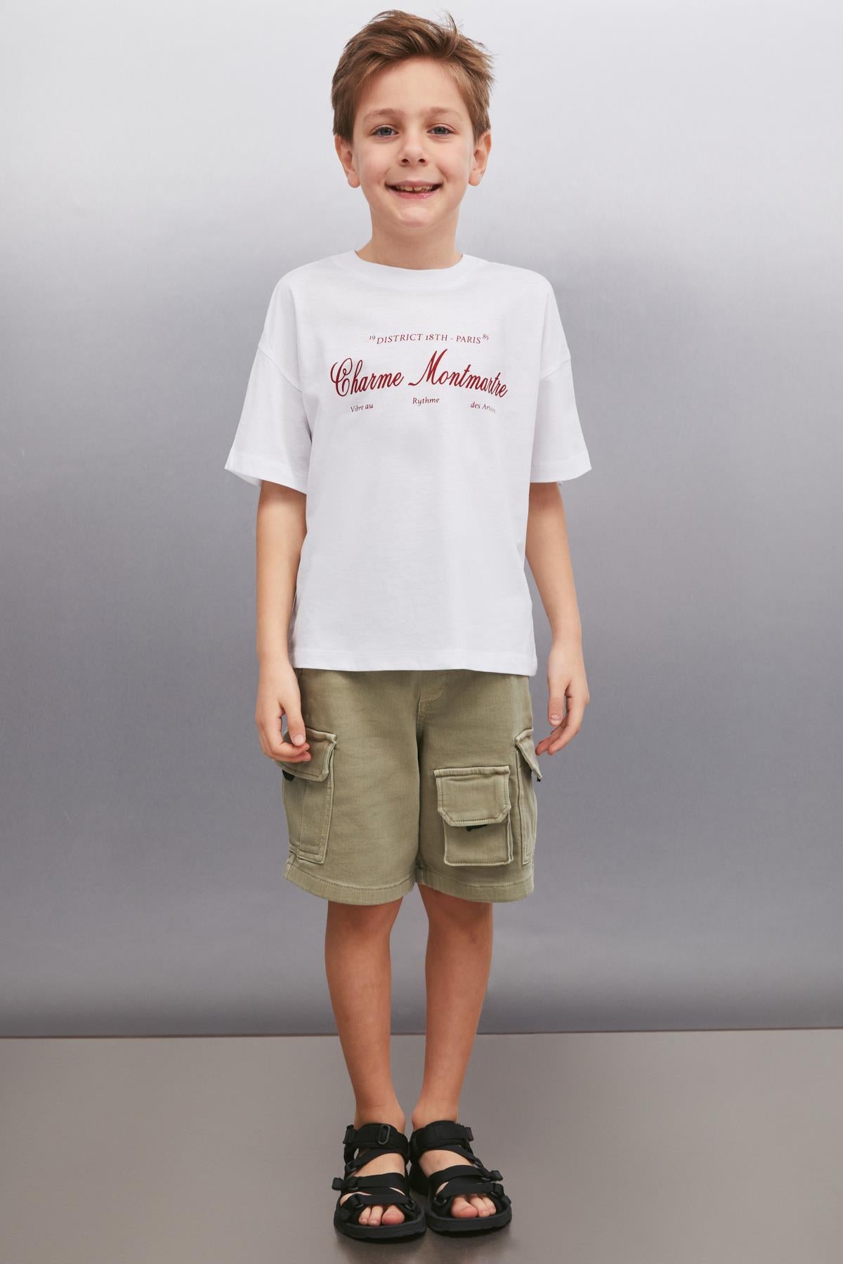 GRIMELANGE ULYSE Herren T-Shirt Weiß