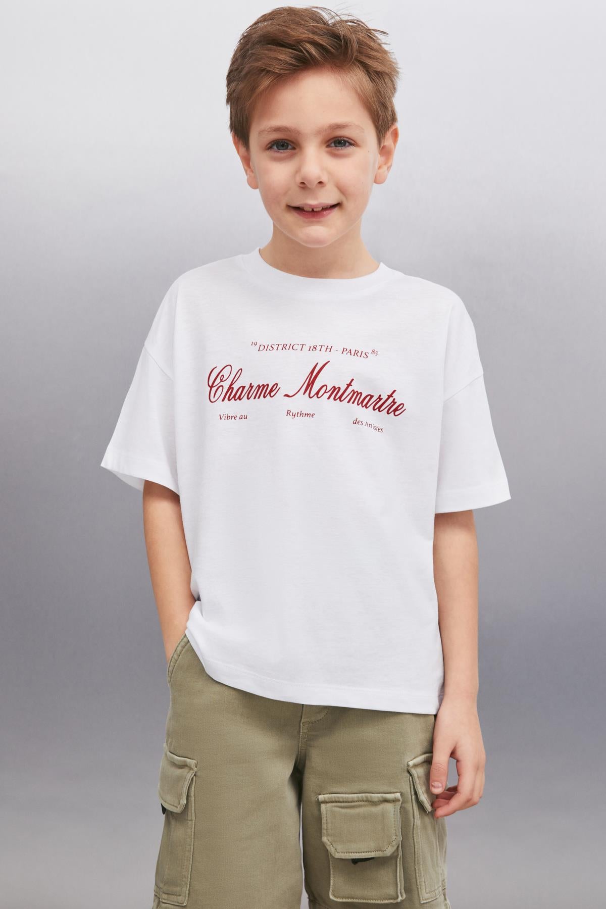 GRIMELANGE ULYSE Herren T-Shirt Weiß