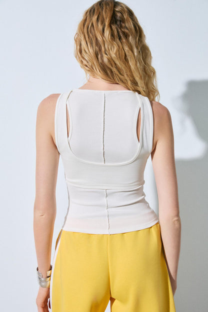 UNIFIE Damen Weiche Zweiteilige Bluse