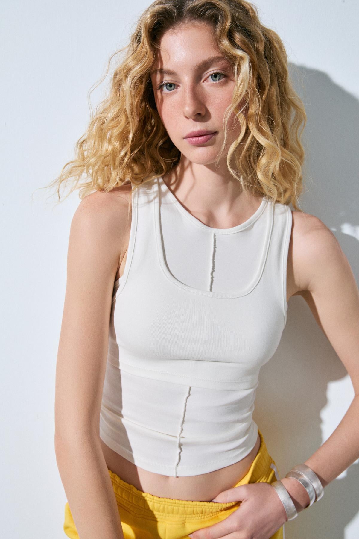 UNIFIE Damen Weiche Zweiteilige Bluse