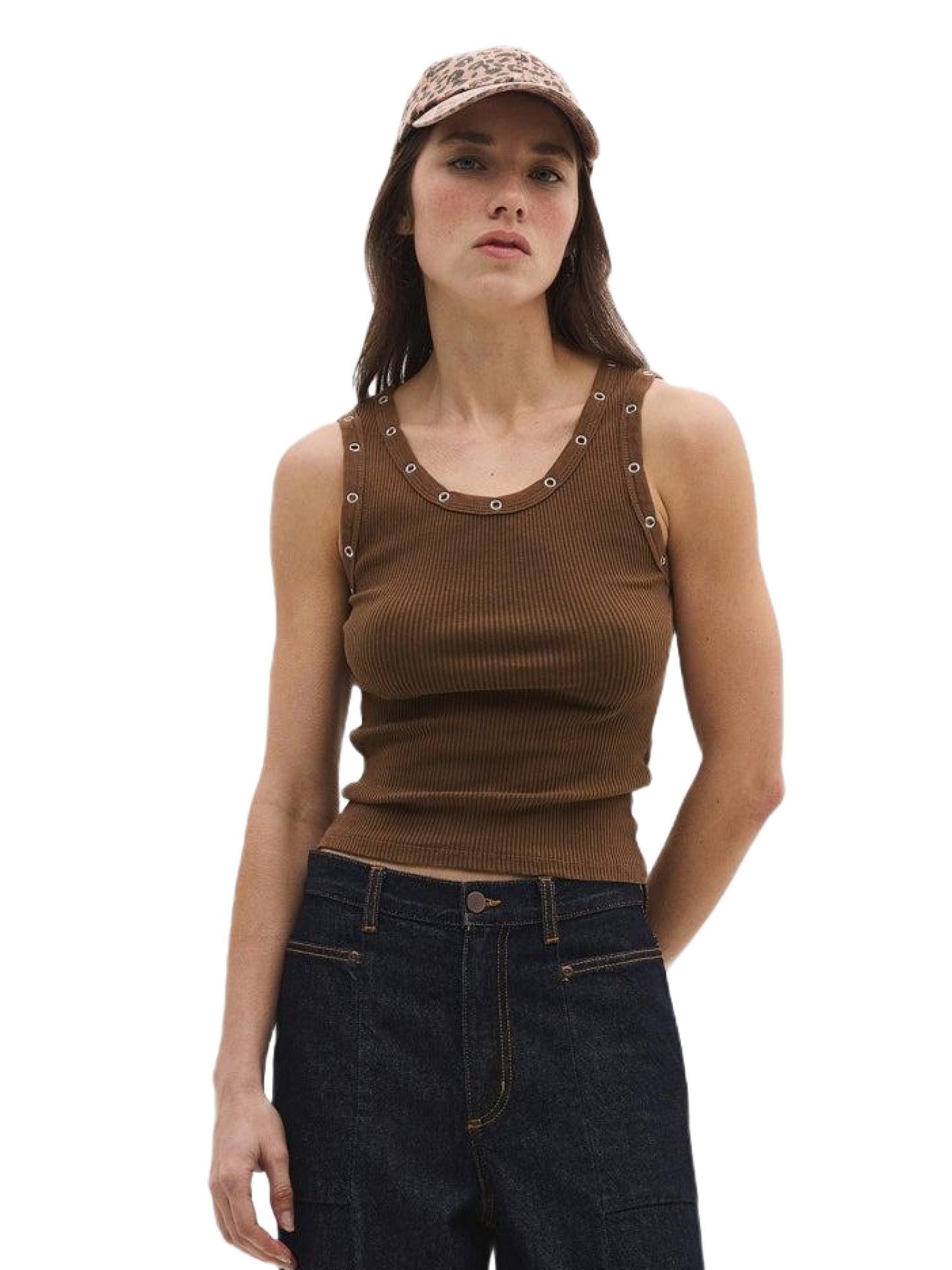 Ärmellose Bluse