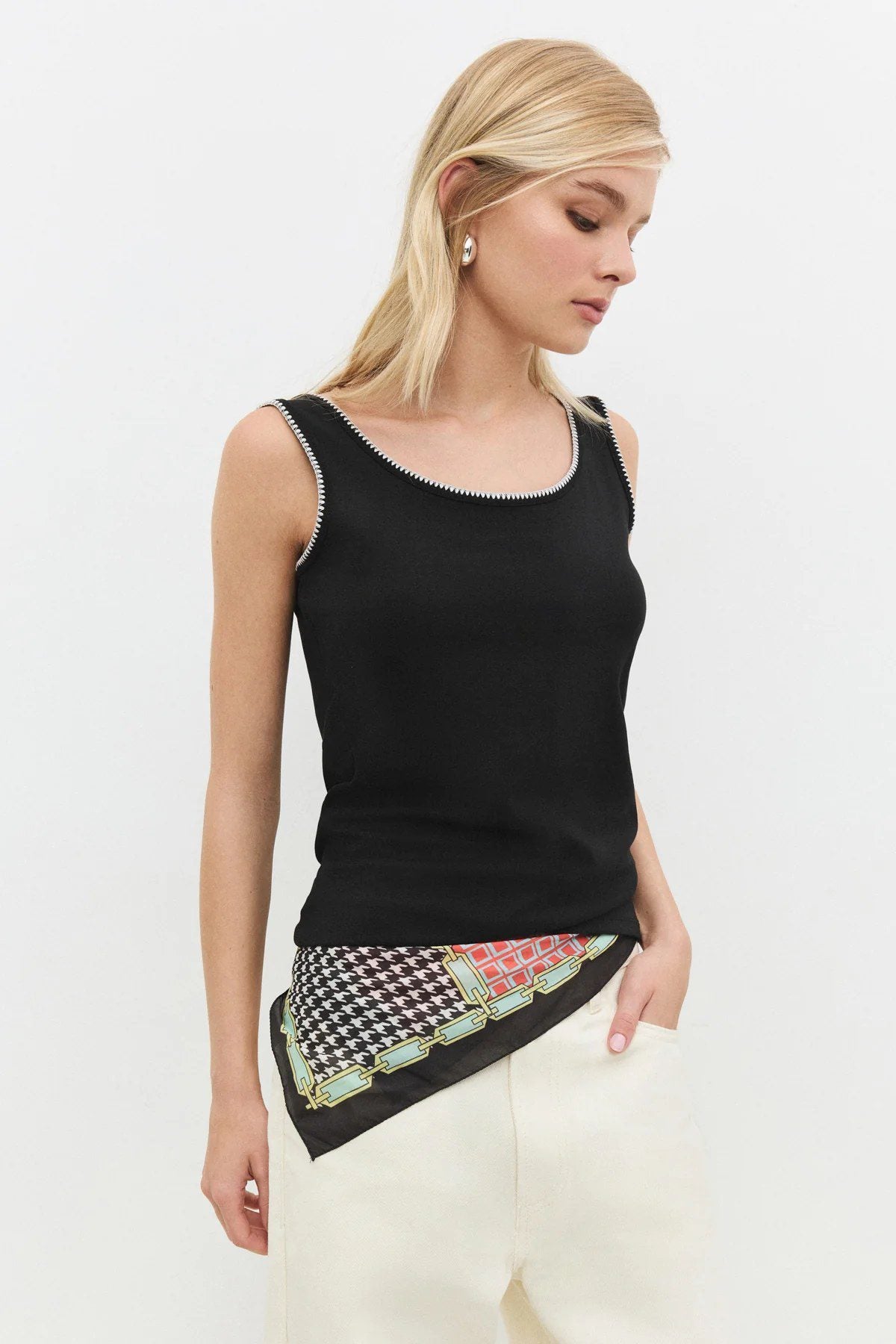 Ärmellose Bluse