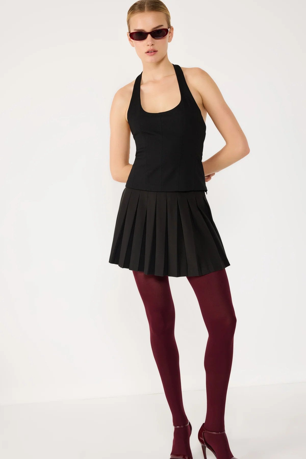 Ärmellose Bluse