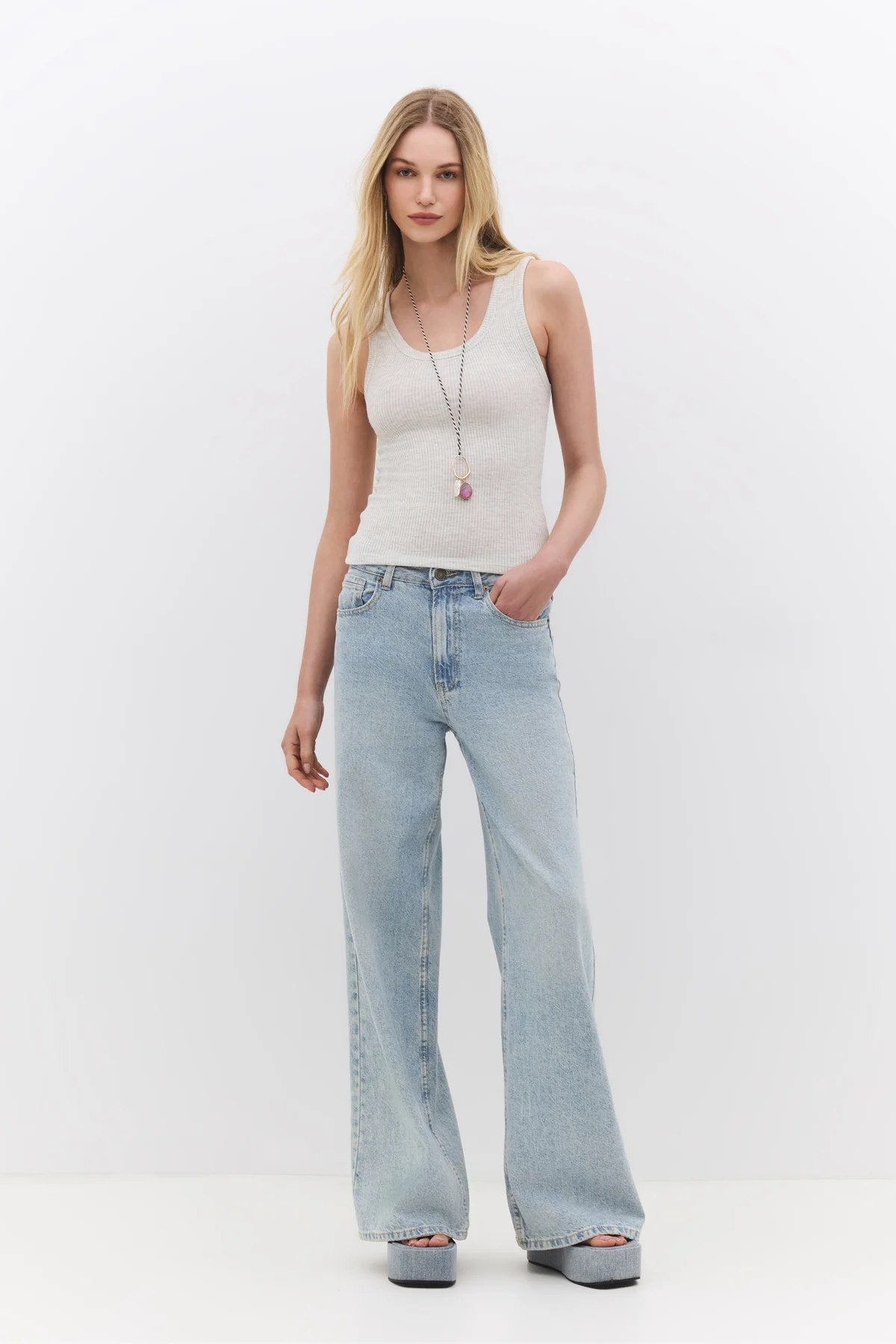 Ärmellose Bluse