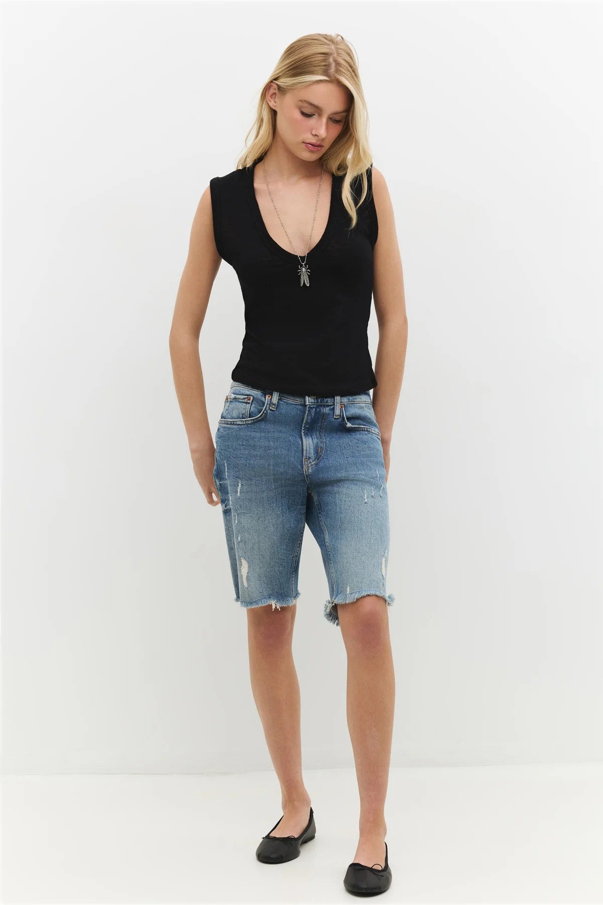 Ärmellose Bluse
