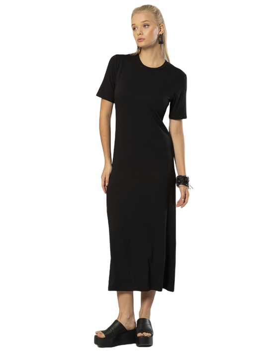 Langes Basic-Kleid