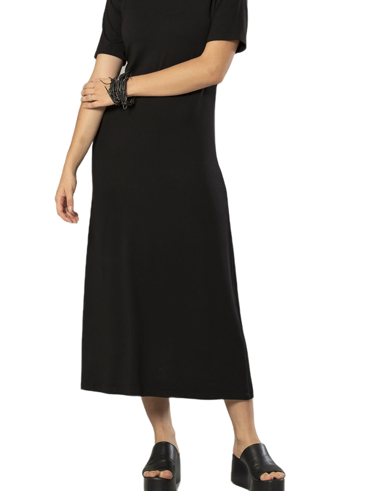Langes Basic-Kleid