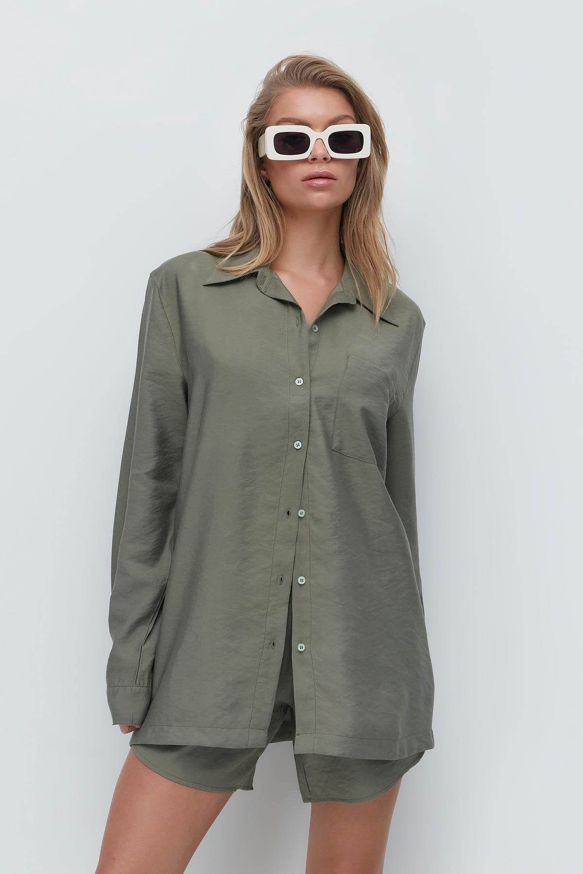 Langarmshirt Kurze Hose 3-teiliges Set