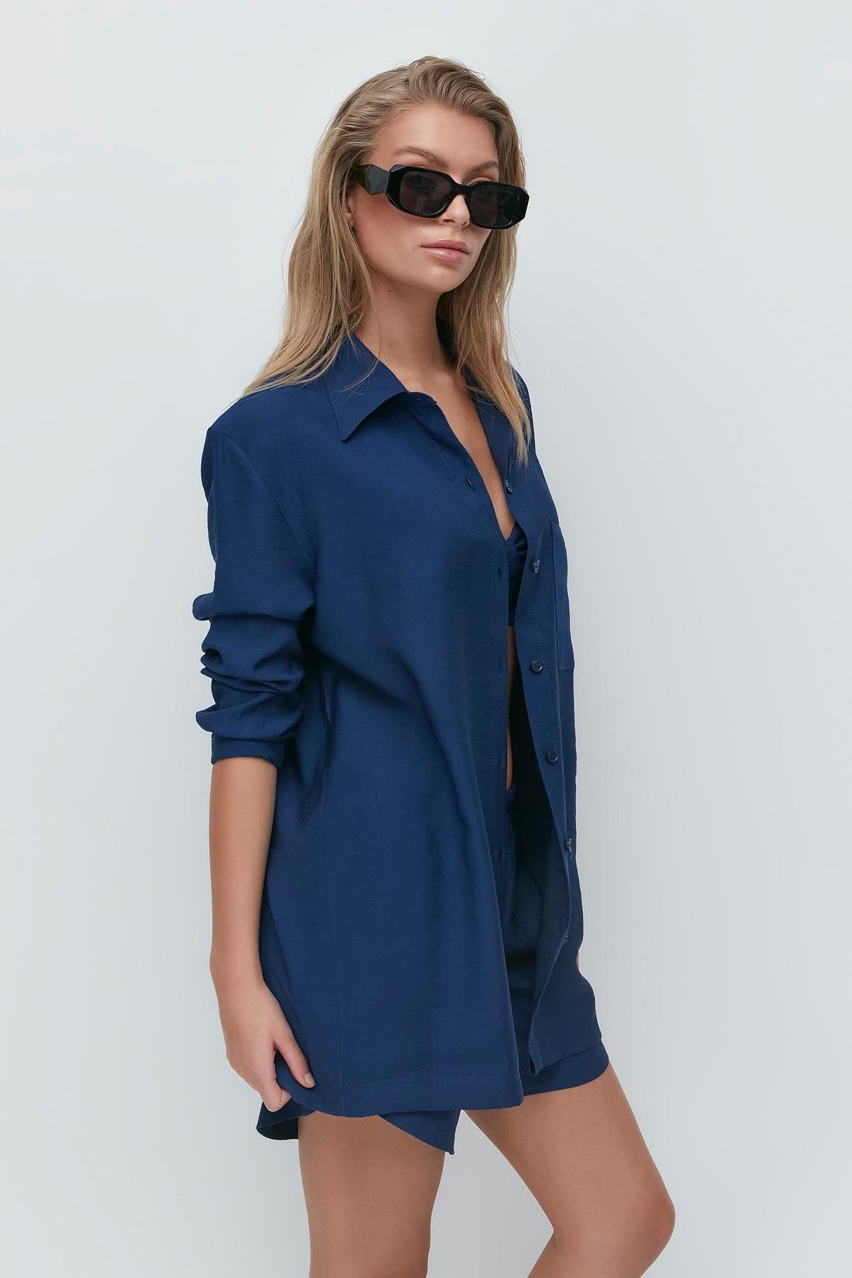 Langarmshirt Kurze Hose 3-teiliges Set