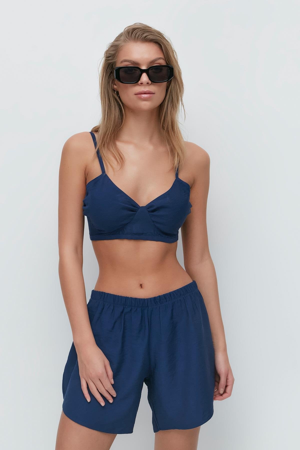 Langarmshirt Kurze Hose 3-teiliges Set