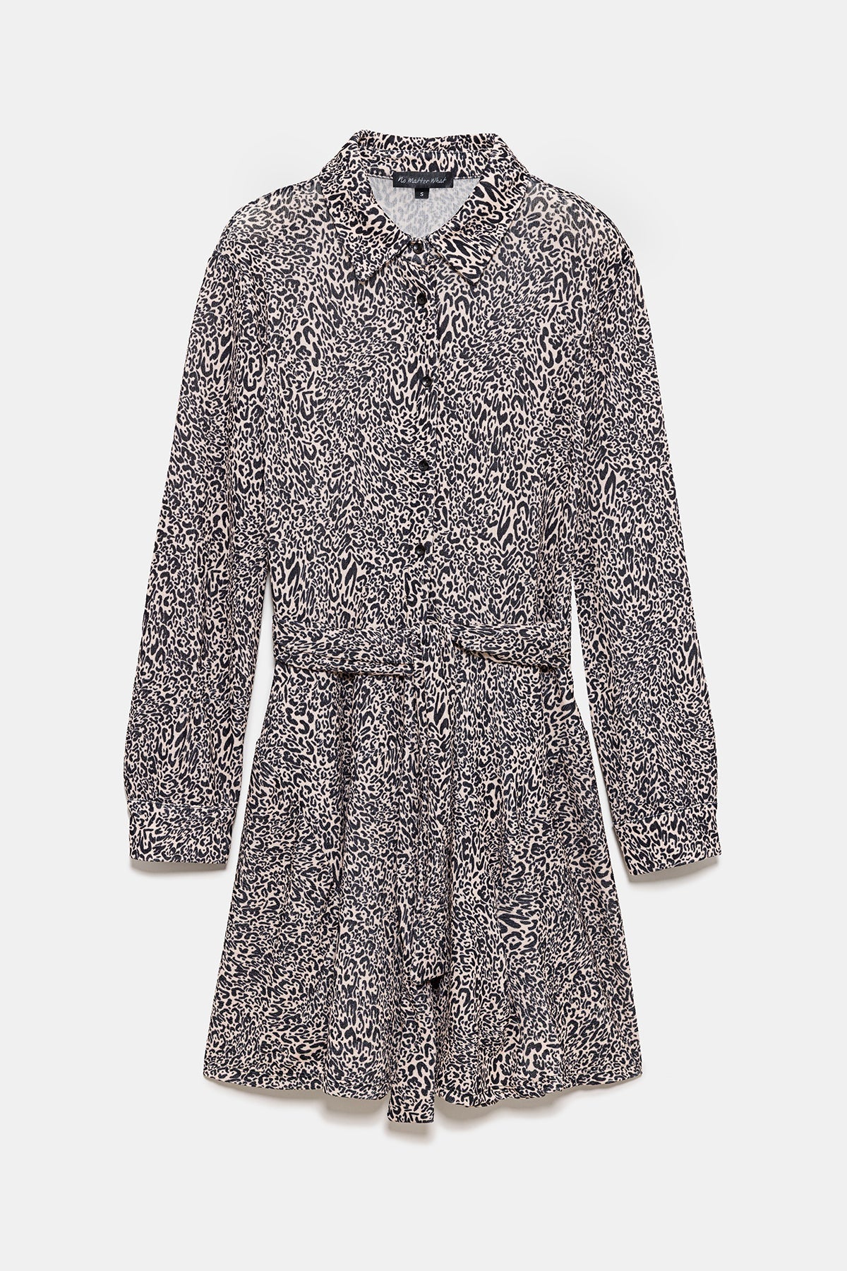 Langärmeliges Hemdkleid