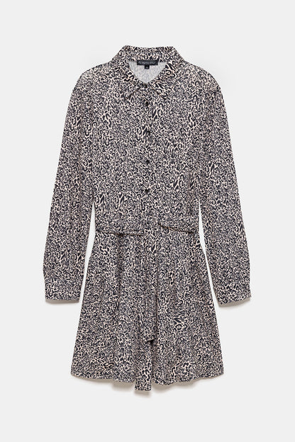 Langärmeliges Hemdkleid