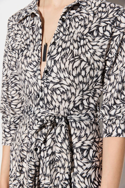 Langärmeliges Hemdkleid