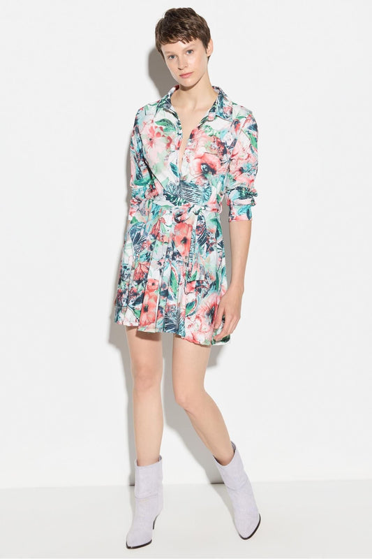 Langärmeliges Hemdkleid