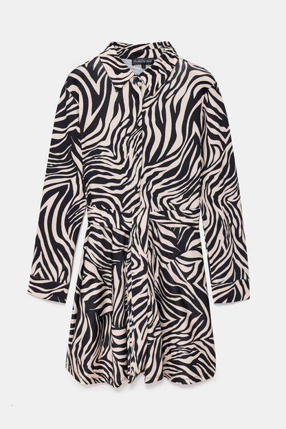 Langärmeliges Hemdkleid