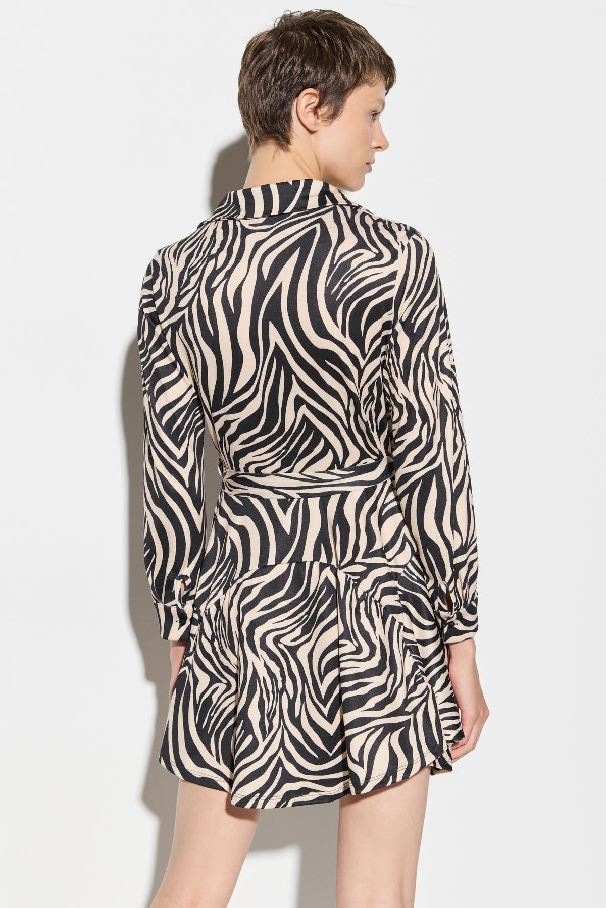 Langärmeliges Hemdkleid