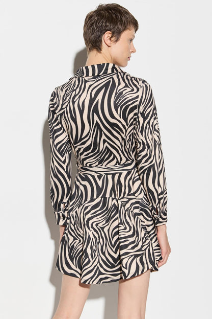 Langärmeliges Hemdkleid