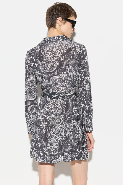 Langärmeliges Minikleid