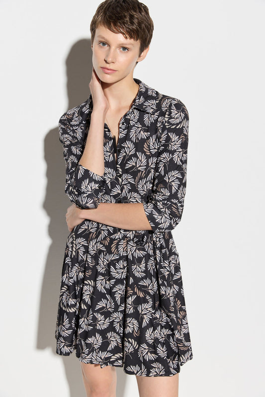 Langärmeliges Minikleid