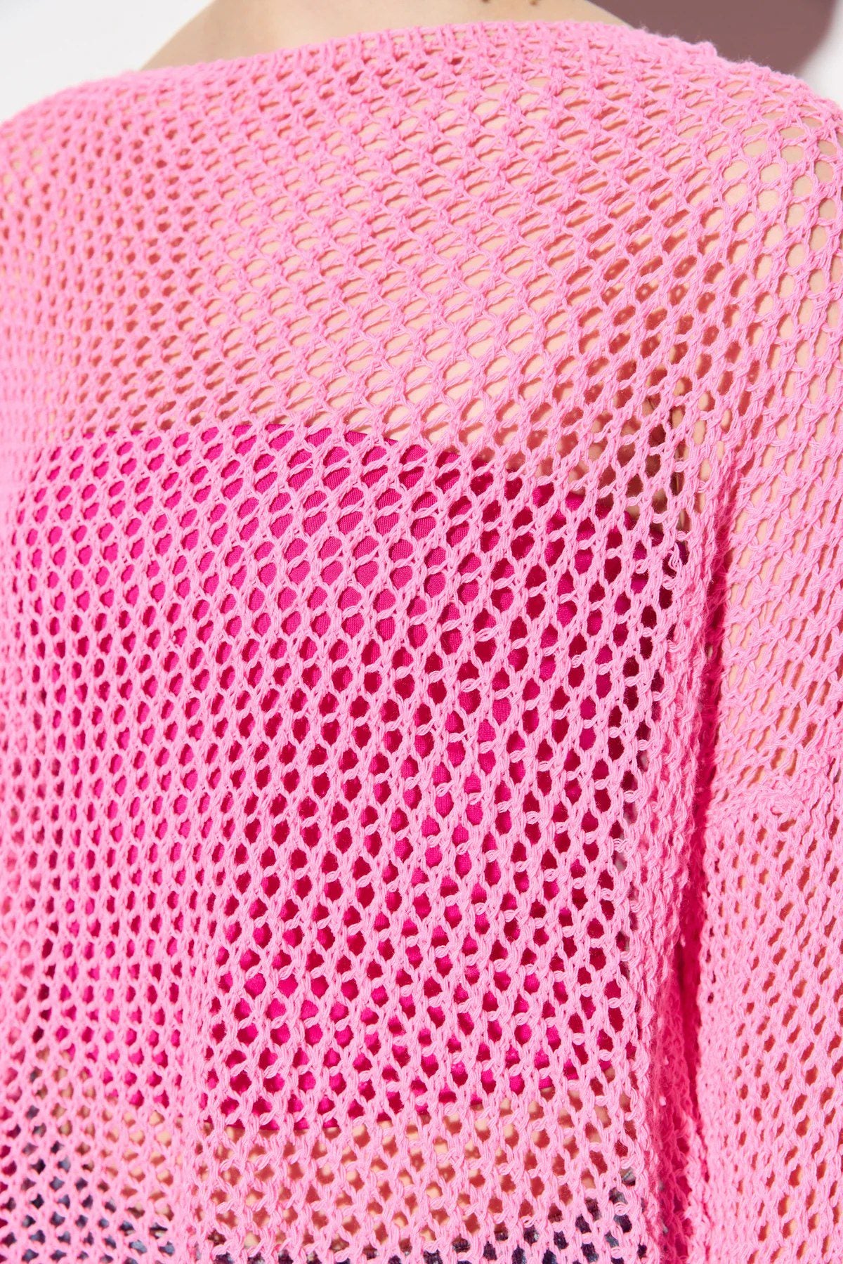 Langärmeliger, locker geschnittener Strickpullover