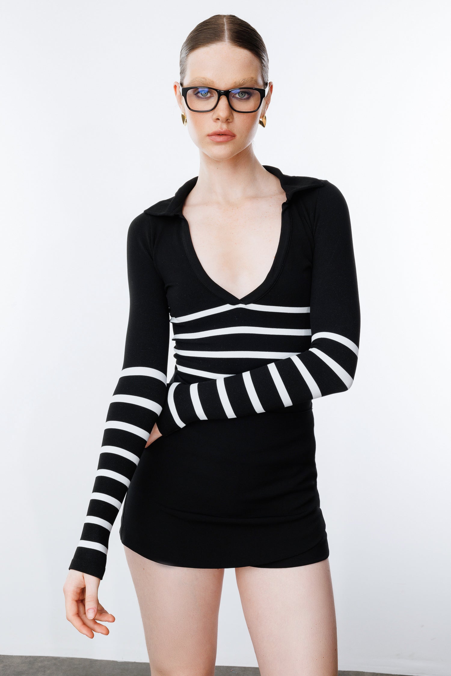Langärmeliges Polo-Shirt
