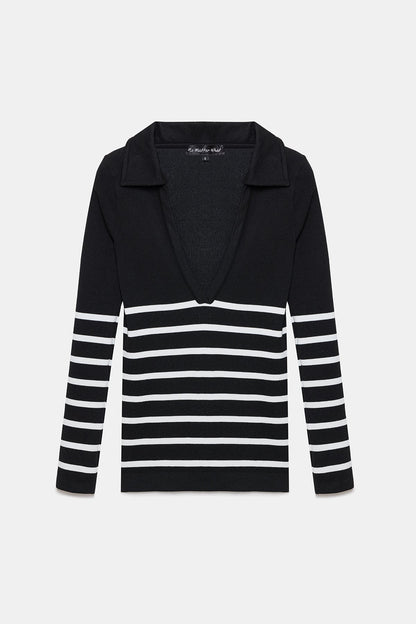 Langärmeliges Polo-Shirt