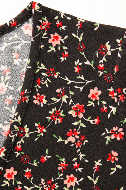 Langarm Rüschenshirt Kleid