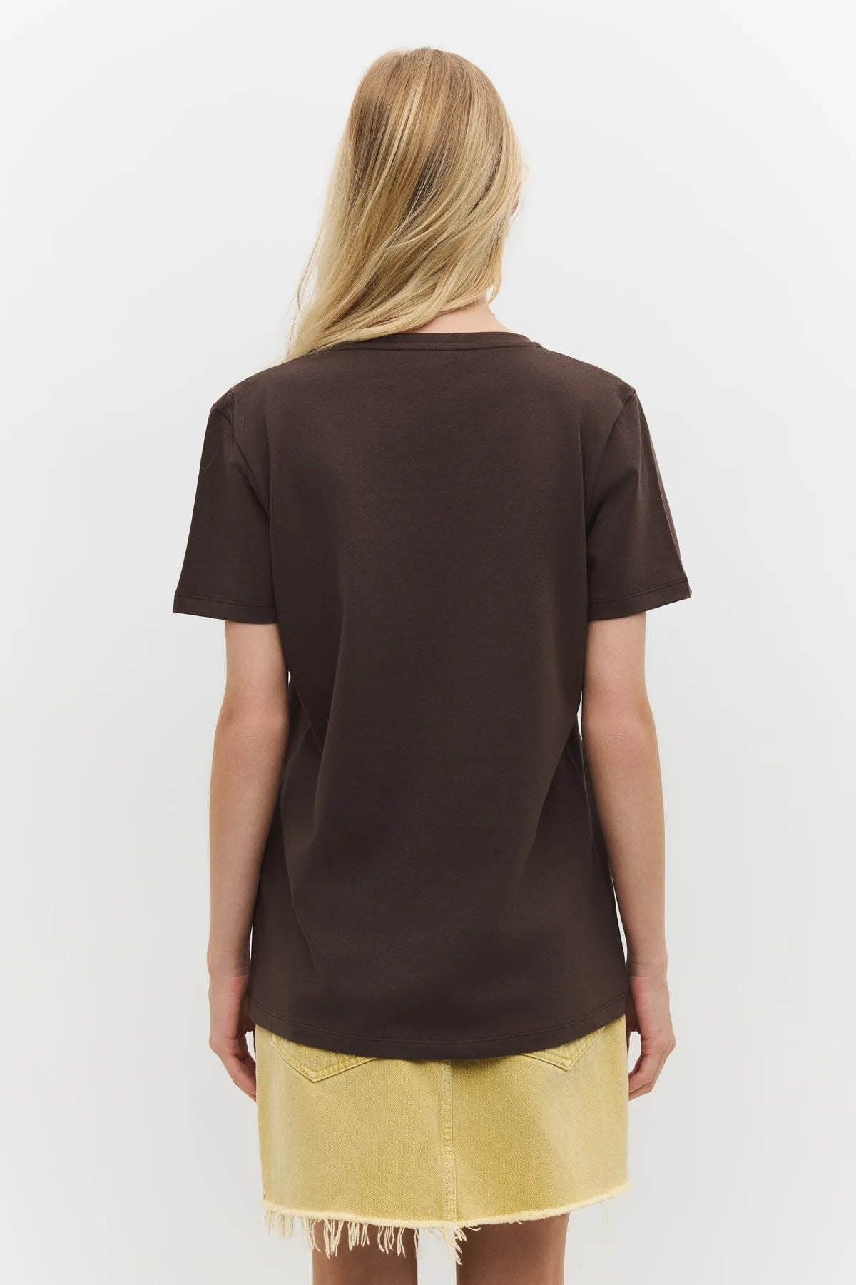 Basic-T-Shirt mit V-Ausschnitt