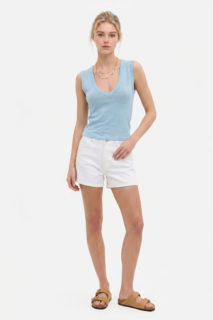 V-Ausschnitt Basic Top