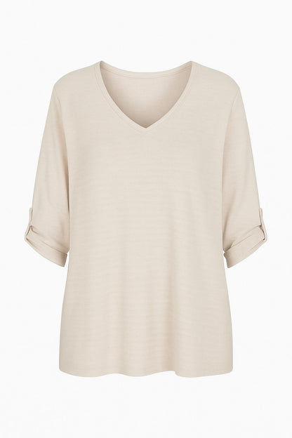Bluse mit V-Ausschnitt