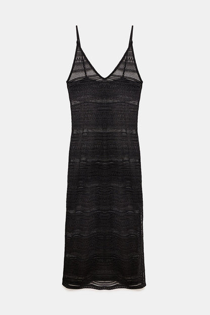 Bodycon-Kleid mit V-Ausschnitt