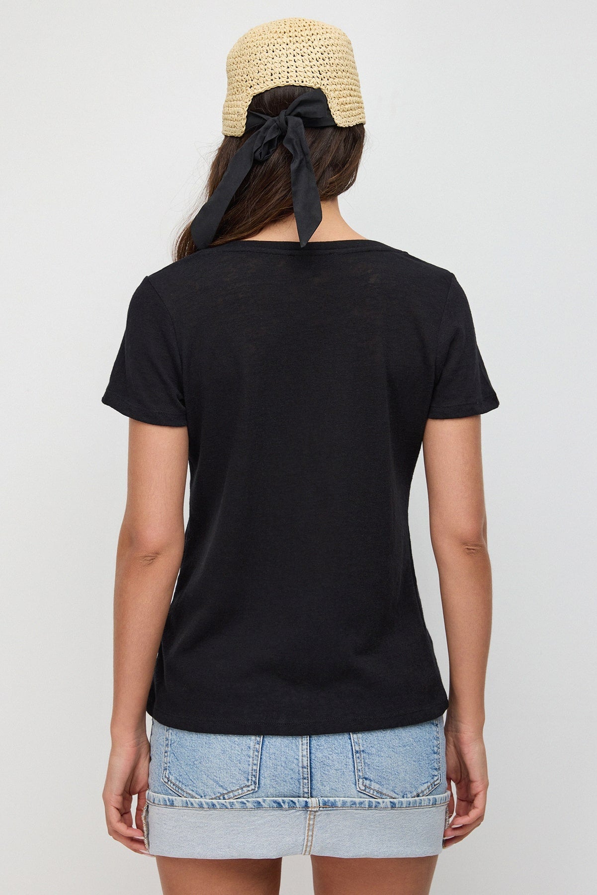 T-Shirt mit V-Ausschnitt