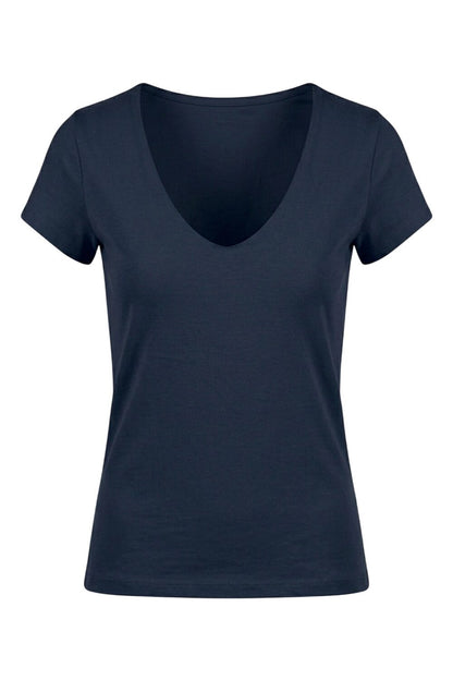V-Ausschnitt Kurzarm T-Shirt